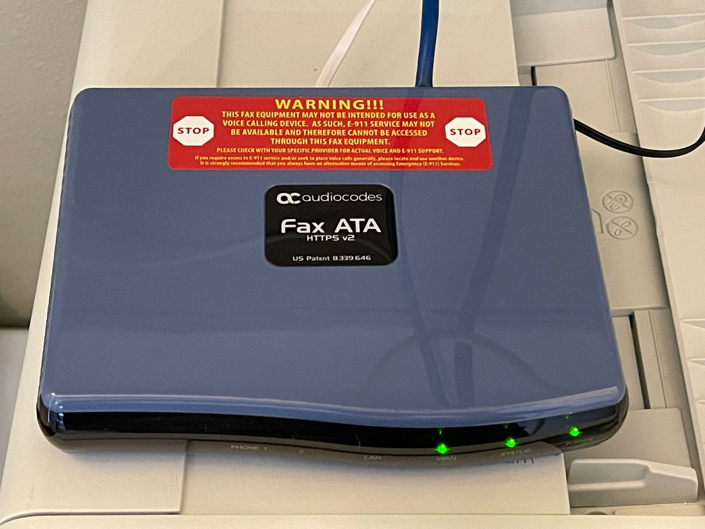 AudioCodes 2 Port ATA – Skyetel